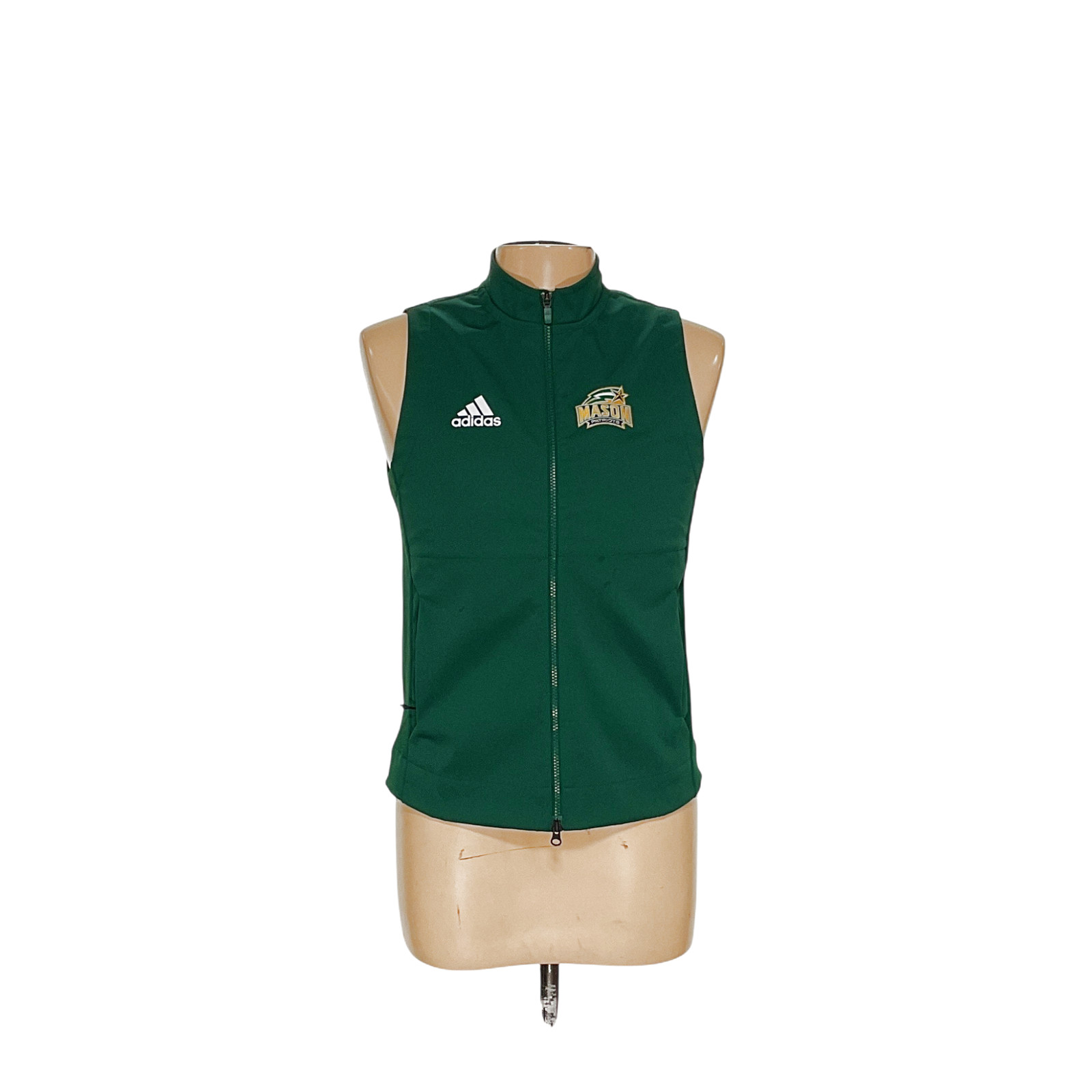 adidas Men's Green Polyester Basic Jacket Vest - image 1