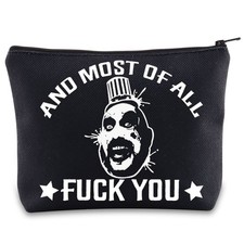 BWWKTOP Captain Spaulding Cosmetic Makeup Bag Horror Movie Inspired And Most
