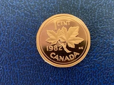 Canada 1 Cent 1982 Proof Coin-Uncirculated