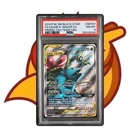 CELEBI & VENUSAUR GX SM167 PSA 8 TAG TEAM TINS PROMO POKEMON 2019 SM