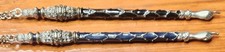 New Lot of 2 A Black A Blue Enameled Yad Torah Pointer by Quest Collection