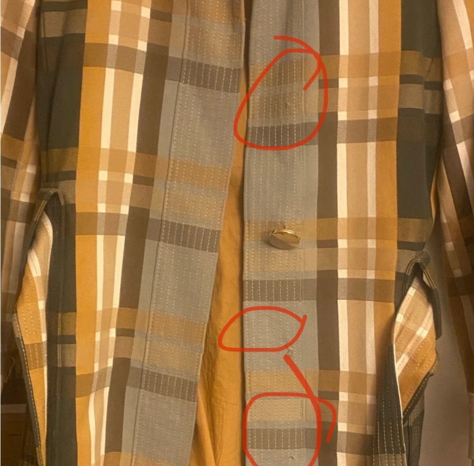 Gabardina a cuadros Mark By Marc Jacobs Foto 3 de 4