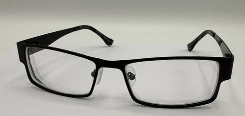 Zenni Black Rectangle Eyeglasses 408521 55-15-139 NEW! FRAMES ONLY