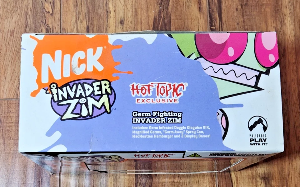 Nickelodeon INVADER ZIM Germ Fighting Zim GIR Hot Topic 2005 Hot Topic - Image 4 of 4