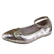 Michael Kors Sz 1 Shoes Girls Youth Mary Jane Rose Gold Synthetic Buckle