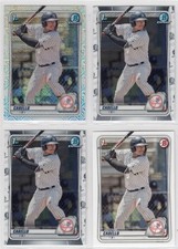 4 * ANTONIO CABELLO * 2020 1ST BOWMAN CHROME MEGA MOJO REFRACTOR BASE RC 