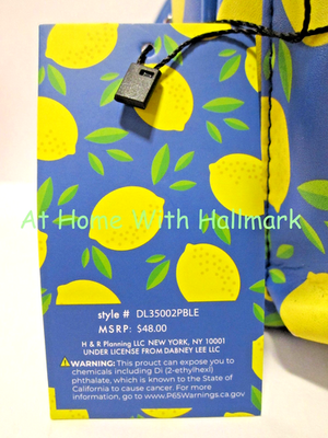 Dabney Lee Crossbody Mini Back Pack Lemon Pattern Vibrant  display picture 1