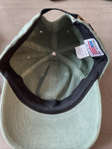 J Crew Made in the USA garment dyed twill baseball cap Sage Green - Picture 6 of 7