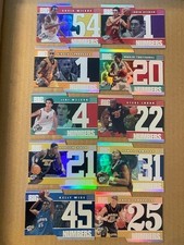 CHRIS WILCOX JARED JEFFERIES RUSH ROOKIE x10 LOT 2002 PRESS PASS BIG NUMBERS