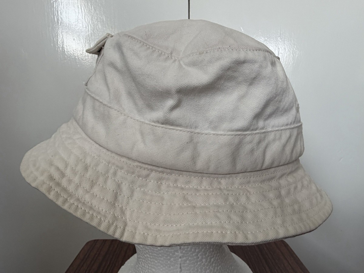 ハット supreme 19ss pocket crusher natural M/L SUPREME SS19 POCKET CRUSHER WHITE BUCKET HAT CAP ESTABLISHED 1994