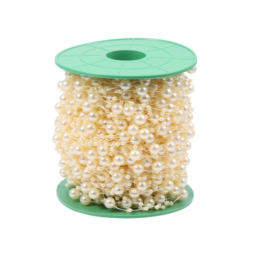  60 M Hochzeitsdekorationen Girlande Partydekorationen Dekorative Perlen - Bild 4 von 4