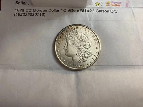 1878-CC Morgan $1 – Ch/Gem BU Look #2 – Carson City Mint