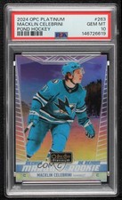 2024 O-Pee-Chee Platinum Pond Hockey Variant Macklin Celebrini PSA 10 GEM MT ry5