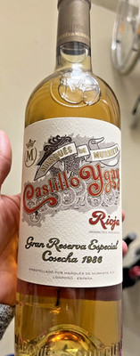 Marques de Murrieta: Castillo Ygay Blanco Gran Reserva Especial 1986