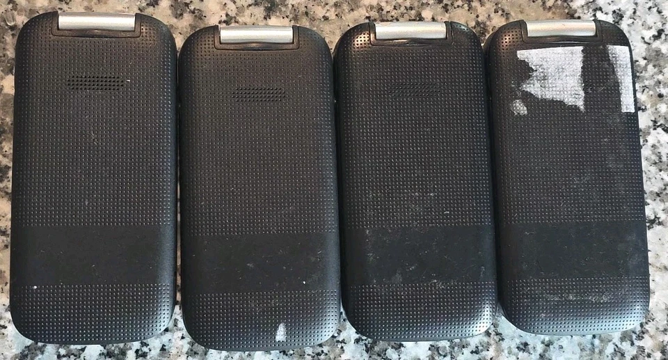 4 Alcatel A206G, Flip Phone, 3G/2G, TracFone, Prepaid, GSM, Each Sold Separate - Image 3 of 4