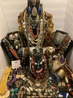 Huge- Estate-jewelry Lot - Redesign-junk-great For Craft- Costume- 7+lbs