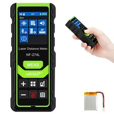 60/100M LCD Green Laser Distance Meter Range Finder Measure with Li-ion Battery