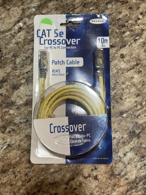 10-foot CAT5E Crossover Patch Cable
