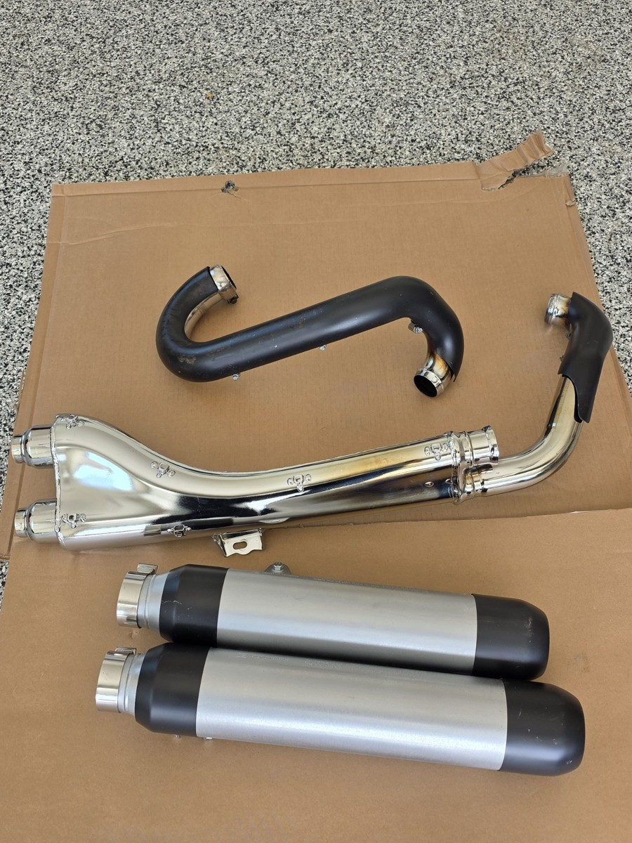 Harley-Davidson エキゾーストパイプ リア 新品 Harley Davidson V Rod night rod special OEM exhaust muffler | eBay