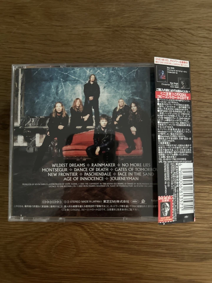 IRON MAIDEN Dance Of Death JAPAN 1st Limited Ed. CD w/OBI Booklet 2003 - Image 3 of 4