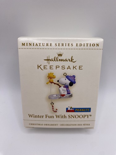 Hallmark Keepsake 2006 "Winter Fun With Snoopy" Mini #9 In Series- K- NEW