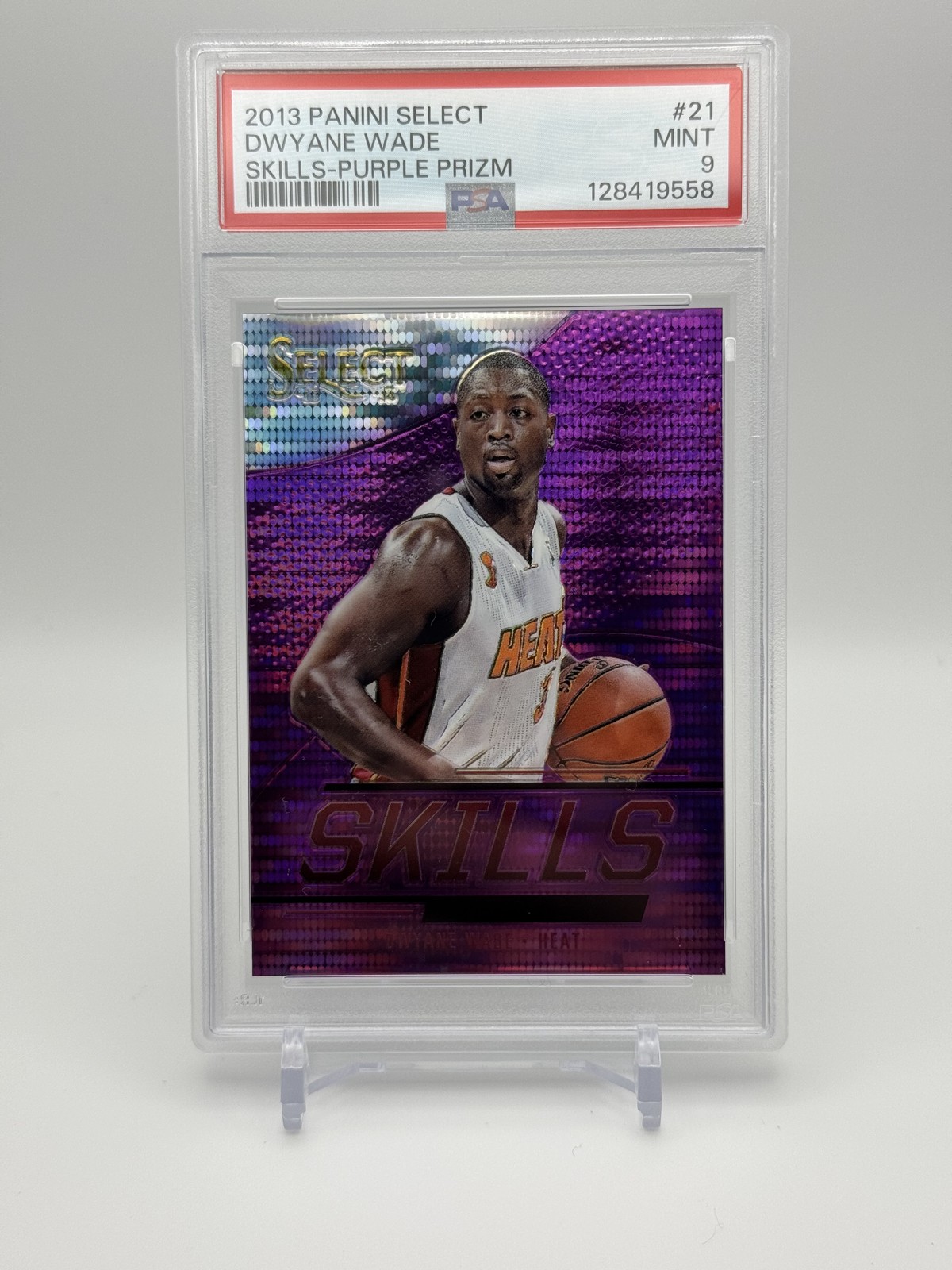 2013-14 Panini Select - Skills Dwyane Wade #21 Purple Prizm /99 Miami Heat 🔥🔥