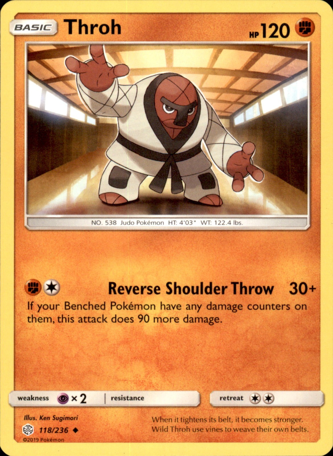 Throh 118/236 - Pokemon SM - Cosmic Eclipse - LP