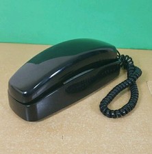 Vintage AT T Trimline Black Model 210 Push Button Desk Wall Phone Guaranteed
