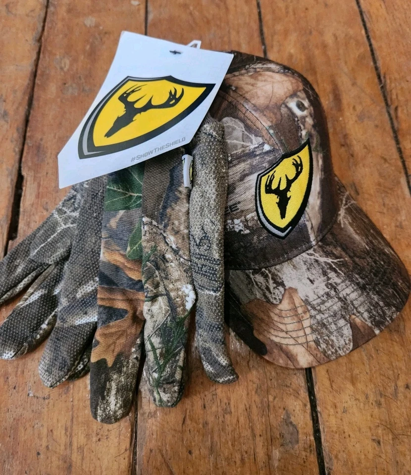 Scent Blocker Cap Hat & Glove Combo Turkey Deer Hunting Scent Control Size M/L - Image 3 of 4