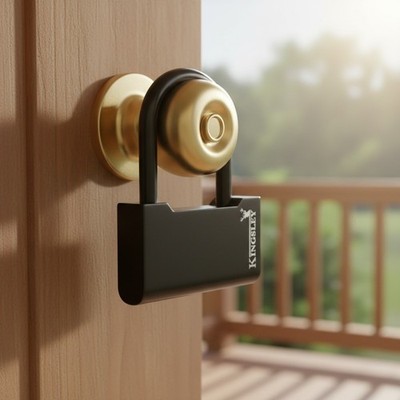 Guard-a-Key Black Portable Lockbox - Secure Combination Key Safe for Realtors