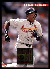 Brian Jordan 1996 Donruss #87 Cardinals MLB READ FREE SHIPPING AutographDen
