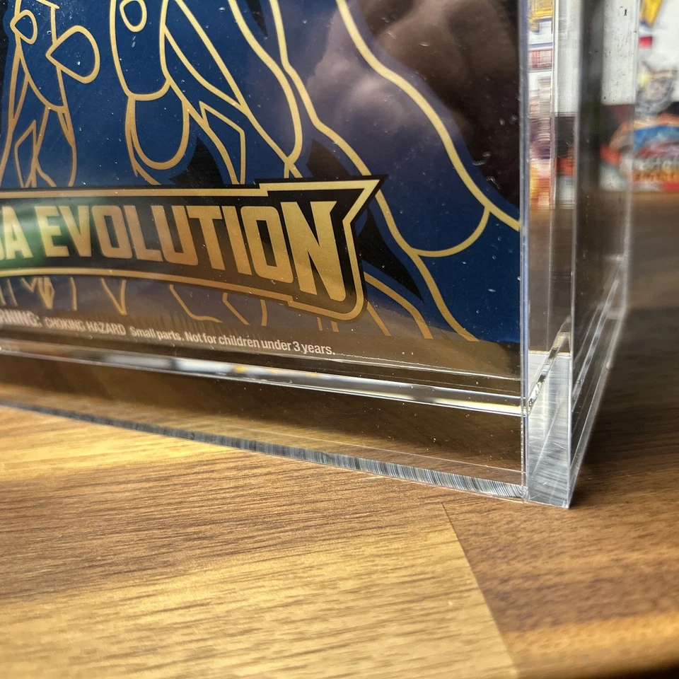 New And Improved Thick Acrylic Pokemon ETB case with Magnetic Top - Image 3 of 4