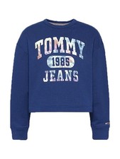 Women's Cropped Tie-Dye Tommy Jeans Sweatshirt