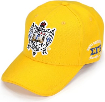 Big Boy Sigma Gamma/&Gamma; Rho Divine 9 S157 Ladies Cap [Gold - Adjustable]