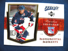 2007/08 UD MVP NHL Monumental Moments Brendan Shanahan New York Rangers #MM9