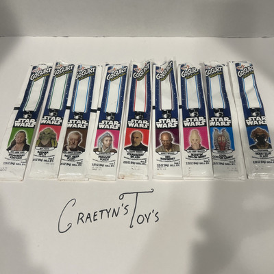 #ad Star Wars GoGurt Attach Of The clones lightsaber Packs $10.00
