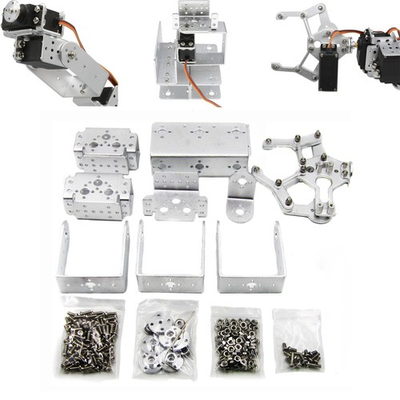 #ad 6DOF Mechanical Robotic Arm Aluminium Robot Clamp Claw Kit Mount Set For Arduino $39.95