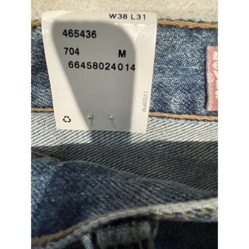 Neu Vintage Levis 550 Jeans Herren 38x31 Relaxed Fit blau Medium Wash Y2K 2001 Neu mit Etikett - Bild 7 von 8