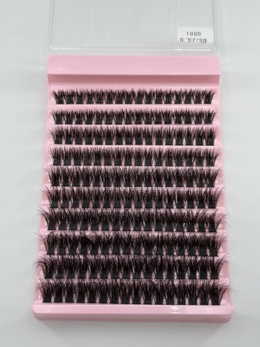 10Row Cluster Lashes Individual D Curl False Eyelashes Extension 8-16mm 30-100D✔ - Picture 15 of 23