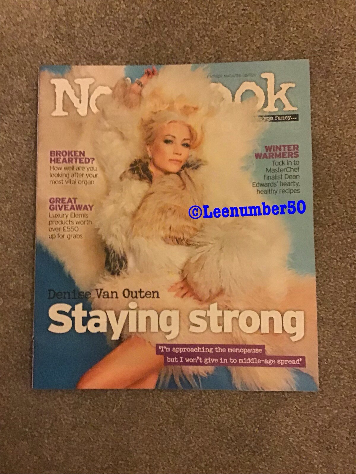 Notebook Magazine Denise Van Outen 8/11/20 New Phyllis Logan Aled Jones Jac Joss-image