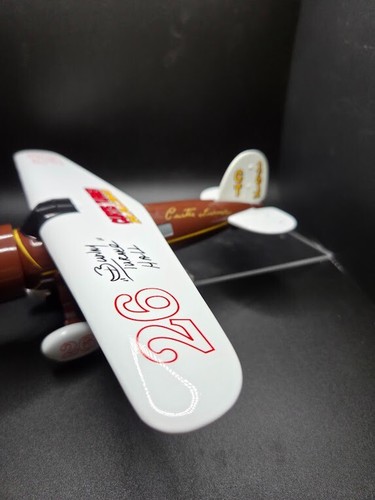 Curtis Turner Racing Champions 1932 Vega Diecast Airplane Bank 1:32 Signed Bunny - Picture 2 of 12