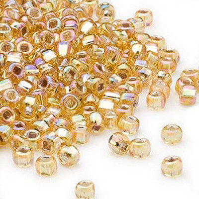 ⭐︎Bead⭐︎ 200 Rainbow Silver Lined Matsuno 6/0 Glass Seed Beads Spacer