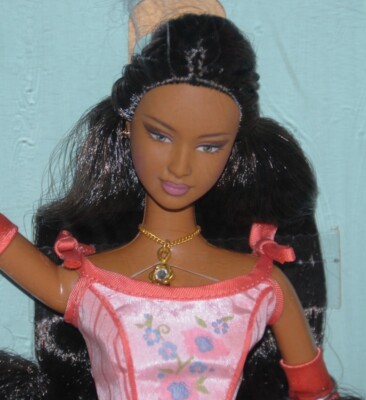 Grand Entrance AA Barbie Doll NRFB 2001 Mattel Goddess face