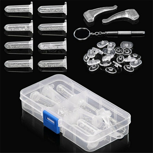 Watch Repair Tool Spectacles Eye Glasses Sunglasses Screws Nuts Pads Screwdriver - Picture 8 of 11