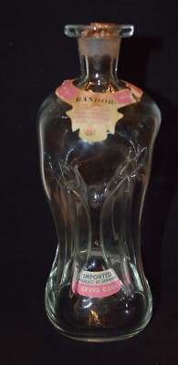 Bandor liquor 11 inch KLUK FLASK Denmark HOLME GAARD Bottle & Label nice RARE
