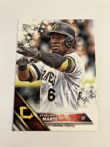 2016 Topps Holiday Starling Marte #HMW6 card