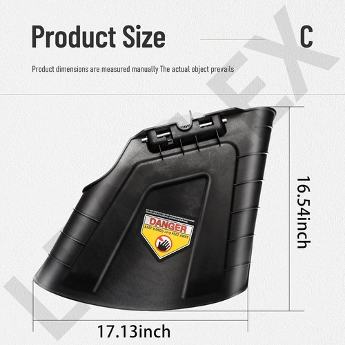 631-04354C Side Discharge Deflector Chute for MTD Cub Cadet RZT LX XT1 XT2 42 46 - 第 2/7 張圖片