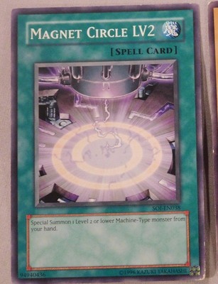 Yugioh Trading Card - MAGNET CIRCLE LV2 - MAGIC CARD SOI-EN038