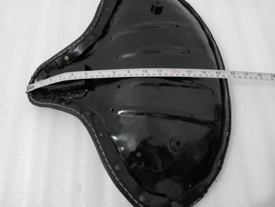 HARLEY WLA WLC VL UL EL WL KNUCKLEHEAD SOLO SEAT FLATHEAD BLACK Genuine Leather Foto 4 de 4