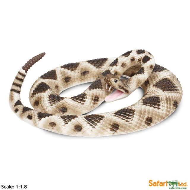 EASTERN DIAMONDBACK RATTLESNAKE by Safari Ltd/toy/replica/269329/rattler/snake | eBay